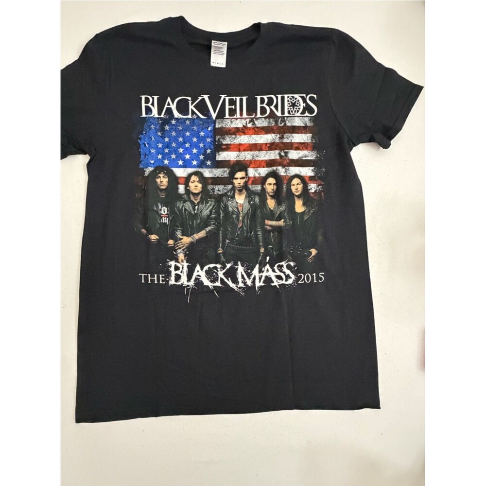 Black Veil Brides The Black Mass 2015 Tour Band T-Shirt Size Medium